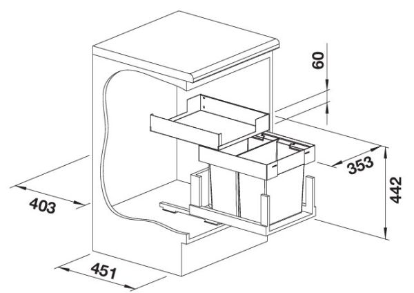 Система сортировки отходов SELECT II 40/2 Combi
