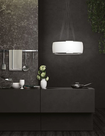 Вытяжка SOFFIO IS.58  White Satin Glass Falmec купить в Сочи | Всегда в наличии! | Артикул CSAI58.E0P7#ZZZF461F | Официальный сайт LEADER-BT